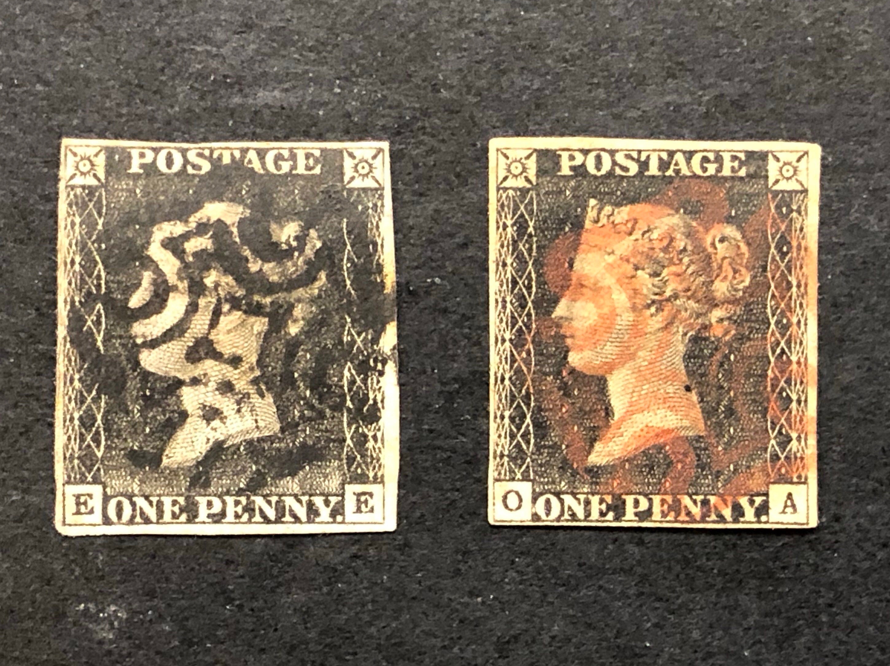 イギリスクラシック切手 Penny Black-