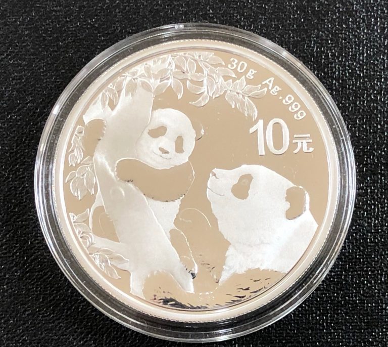 中国2021年パンダ10元銀貨 | ファミリースタンプ